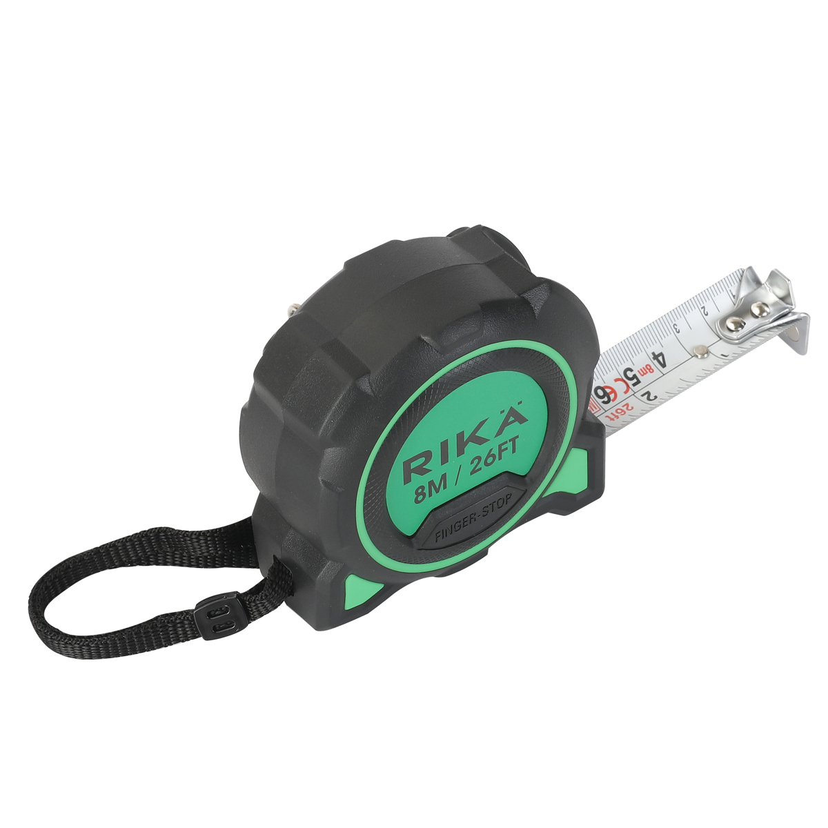 Rikä 8m Heavy Duty Tape Measure | Impact Resistant with 2.8m Standout
